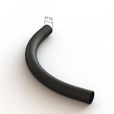 Straalbocht PVC diameter 110mm Straalbocht PVC diameter 110mm