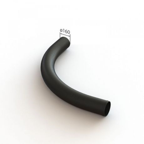 Straalbocht PVC diameter 160mm Straalbocht PVC diameter 160mm
