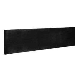 Betonplaat 200x36cm glad zwart gecoat