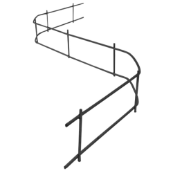 Zig-Zag metaalstoel afstandshouder 2m - 160mm