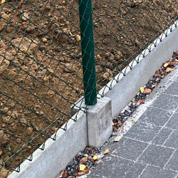 Combi tussenpaal diam.60mmx175cm groen