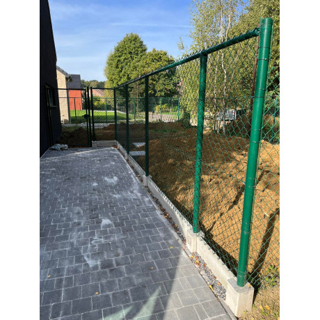 Combi begin-/eindpaal diam.60mmx150cm groen Combi begin-/eindpaal diam.60mmx150cm groen