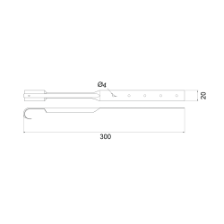 METIGLA n°7 Sneeuwanker - RAL9005 zwart