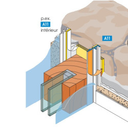 Afwerkprofiel 'APU' A11 MINI 9mmx1.4m 