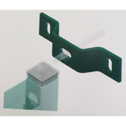 Muurbeugel voor tuinpoort scharnier groen (per stuk)