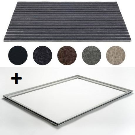Verimpex Cleanmid Light SCRUB mat 25mm 885x585mm + kader 900x600mm