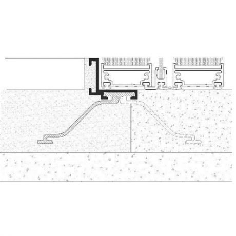 Verimpex matkader aluminium zwart 20mm 800x600mm