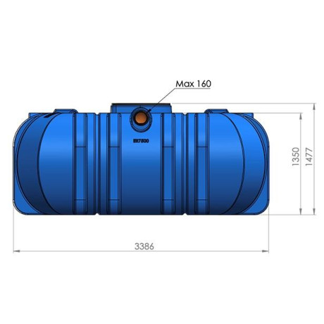 Easy Rain regenwatertank 7.500L