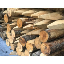 Acacia paal Ø6-8cmx120cm