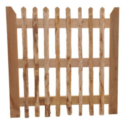 Frans Kastanjepoort met eiken frame 100x120cm