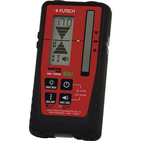 FUTECH Spinner Rood + Quattro MM Case Set FUTECH Spinner Rood + Quattro MM Case Set