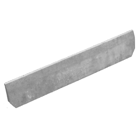 Boordsteen fijne boord 100x30x3-1,5cm grijs