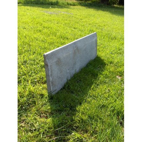 Boordsteen fijne boord 100x30x3-1,5cm grijs