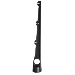 Paalopstand recht Ø60 zwart