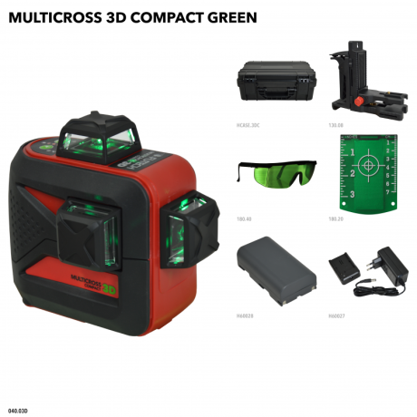 FUTECH MC3D kruislijnlaser Brave Groen FUTECH MC3D kruislijnlaser Brave Groen