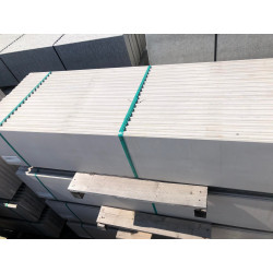 Betonplaat 200x36cm glad grijs