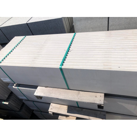 Betonplaat 200x36cm glad grijs