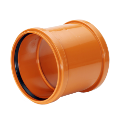 PVC roodbruin steekmof dia.160