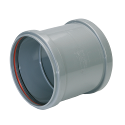 PVC grijs benor steekmof dia.160
