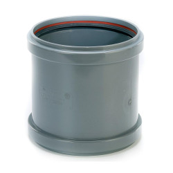 PVC grijs benor schuifmof dia.200