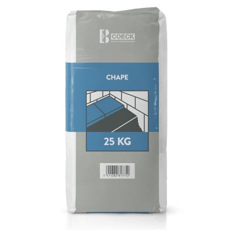 Chape in plastiek zak 25KG