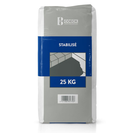 Stabilisé in plastiek zak 25KG