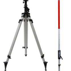 FUTECH Statief Heavy Duty 330cm - 5/8" + Lasermeetlat 240cm