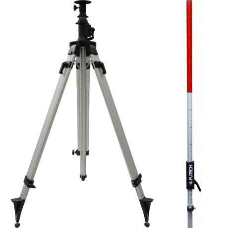 FUTECH Statief Heavy Duty 330cm - 5/8" + Lasermeetlat 240cm