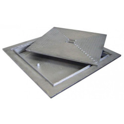 Putdeksel aluminium dubbel 50x50