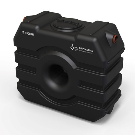 RH regenwatertank/septic rechthoekig 1.500L