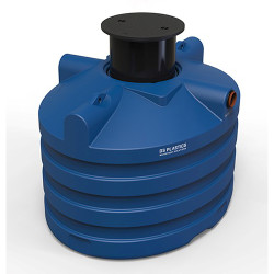 DS regenwatertank/septic premium ovaal 4.000L