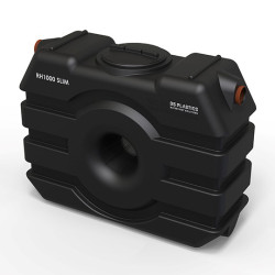 RH regenwatertank/septic rechthoekig 1.000L SLIM