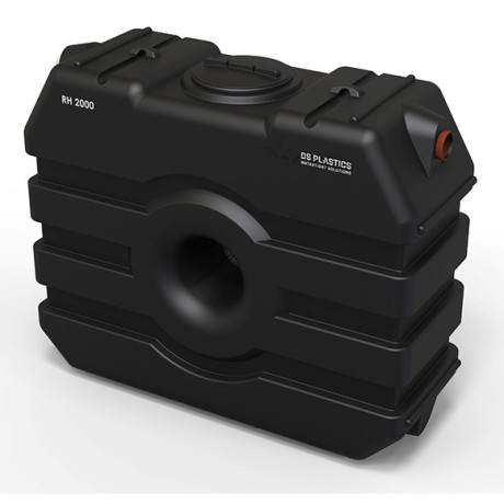 RH regenwatertank/septic rechthoekig 2.000L