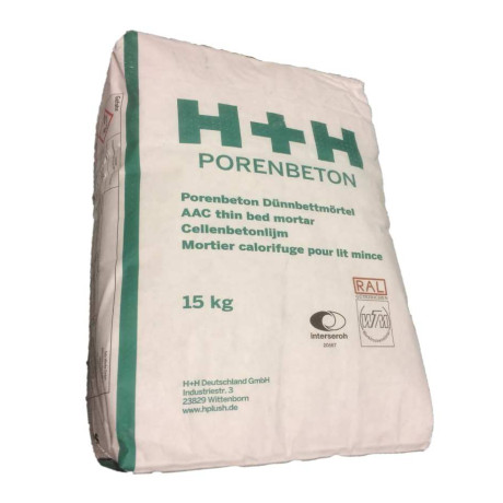 H+H cellenbetonlijm 25KG wit H+H cellenbetonlijm 25KG wit