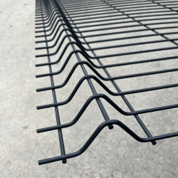 Paneel 3D 1.23mx2.5mx5mm antraciet