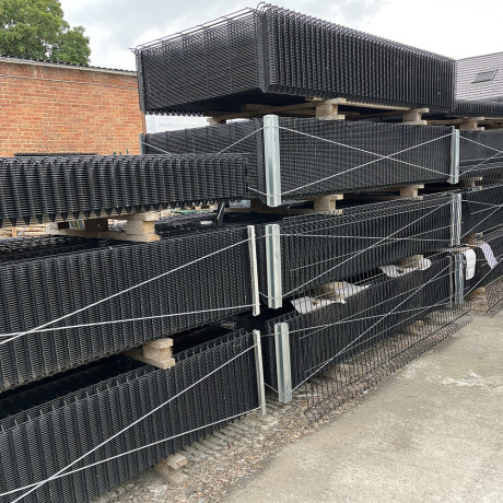 Paneel 3D 1.23mx2.5mx5mm zwart