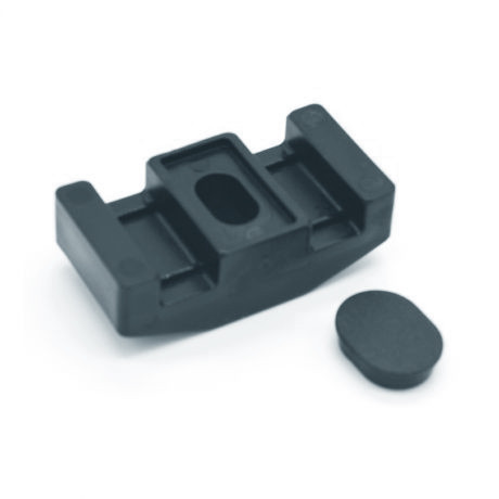 Paneelklem 2D antraciet