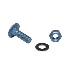 Bout voor paneeelbeugel + moer en rondel