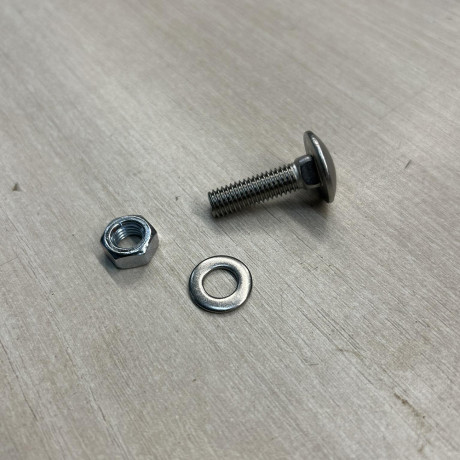 Bout voor paneeelbeugel + moer en rondel