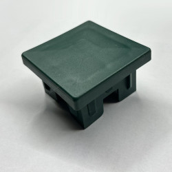 Vierkante paaldop 60/60 groen