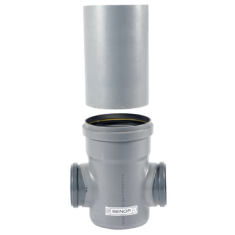 PVC buis/opzetstuk grijs diam.315 - 50cm