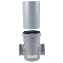 PVC buis/opzetstuk grijs diam.500 - 30cm