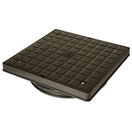 Putdeksel PP 34x34 voor buis diam.315 geurdicht