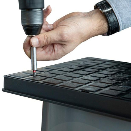 Putdeksel PP 34x34 voor buis diam.315 geurdicht