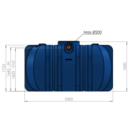 Easy Rain regenwatertank 10.000L
