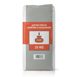 Mortel in plastiek zak 25KG