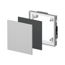 SEMIN inspectieluik badkader 'RUG' - 20x20