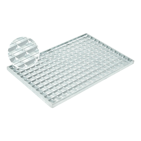 ACO CleanBox vloermat rooster staal 60x40cm