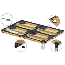 ACO CleanBox vloerbak 75x50cm