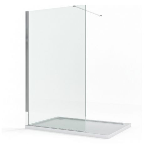 Douchewand BUDGET+ 160x200cm 8mm nano-glas helder